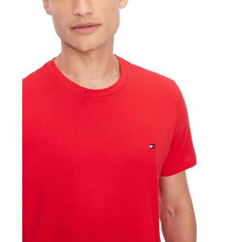 Tommy Hilfiger Tommy Hilfiger Herr Core Flag Crew Neck Tee, Mahogany, X-Large 2