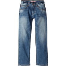Tommy Hilfiger Pojkar 5-Fickor Stretch Slim Raka Jeans, Dragkedja, Stone Blue, 8