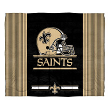 Northwest NFL New Orleans Saints Comforter and Sham Set Twin Safety