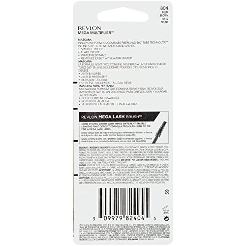 Revlon Revlon Mega Multiplicator Mascara Plum Brown 0,28 UNCE FLUID 2