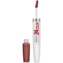 Maybelline Super Stay 24, Batom Líquido 2 Passos, Cor Duradoura com Bálsamo Hidratante, Cocoa Constante, 1 Unidade