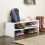 Whitmor Whitmor Stackable 31"""" Extra Wide 2-Shelf Storage Organizer White 2