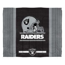 iltovka The Northwest Company NFL Las Vegas Raiders Comforter and Sham Set King Safety