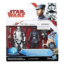 Star Wars Force Link Finn (First Order-vermomming) en Captain Phasma-pakket