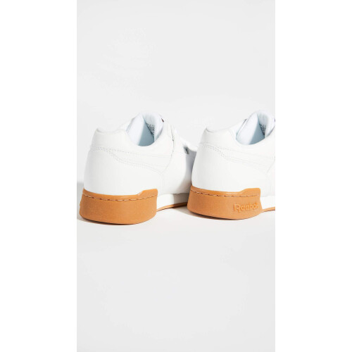 Reebok Reebok Mannen Workout Plus Sneaker, Wit/Carbon/Classic Rood, 8 1