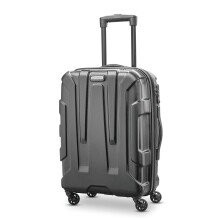 Equipaje de mano Samsonite Centric r gido expandible con ruedas giratorias, color negro, de 20 pulgadas