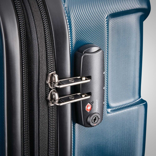 Samsonite Mala Dura Expansível Samsonite Centric com Rodas Giratórias, Verde Água, 20 Polegadas 2