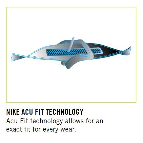 Nike Ζώνη γκολφ Nike Standard G-Flex Woven Stretch για άνδρες, μαύρη, μικρή 2
