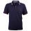 Tommy Hilfiger Tommy Hilfiger Herrars Randig Krage Polo (M, Marinblå) 1