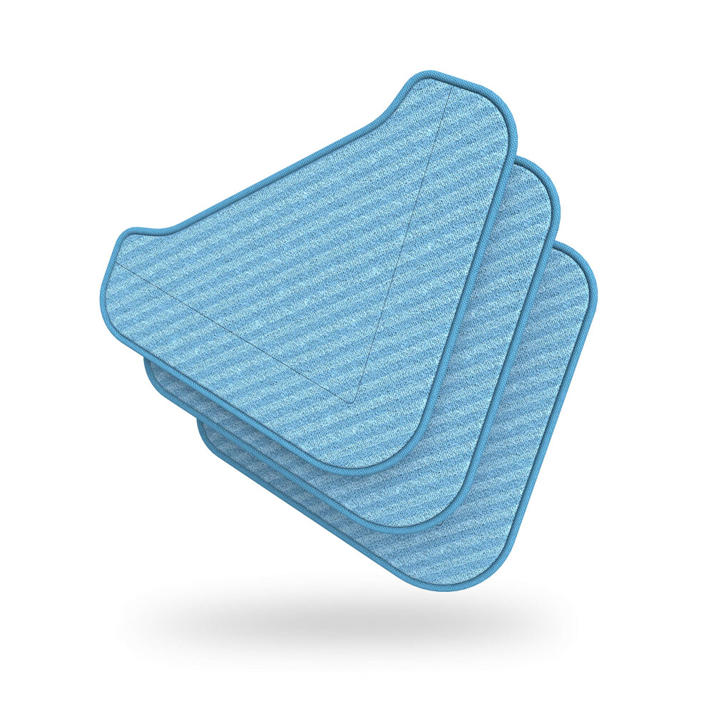 Lingettes de rechange triangulaires ultra-absorbantes pour nettoyeur vapeur     rouleau PureClean XL avec nouvelle t   te de balai triangulaire - Lot