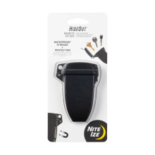 Nite Ize Hideout Magnetic Key Box - Waterproof Key Hider - Magnetic Key Holder & Box - Waterproof Key Storage for Spare Keys - Black Large