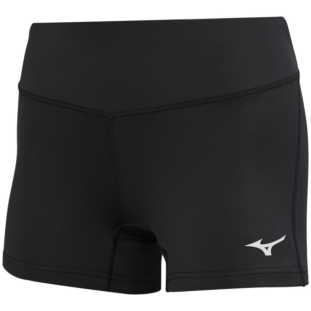 Mizuno Mens Women's Victory 3.5"""" Inseam Volleyball Shorts  Black  Medium US