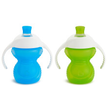 Munchkin Click Lock Bite Proof Trainer Cup plastov 7 unc 2 balenia modro/zelen