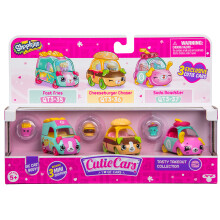 Shopkins Cutie Car S3 3 Pack-Asst 4 Childrens Toy