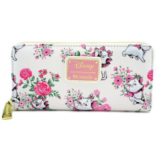 Loungefly x Disney Marie Floral AOP Faux Leather Wallet (Multi One Size)