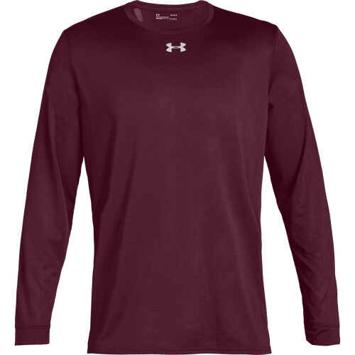 Under Armour Under Armour Ανδρικό Μπλουζάκι Locker 2.0 Μακρυμάνικο Μπορντό | Ασημί LG