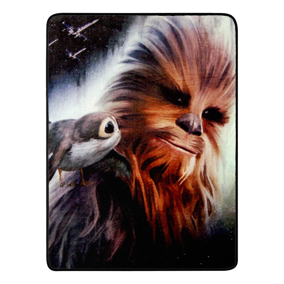 Manta Microraschel ""Chewie's Back"" De Star Wars: Los Ltimos Jedi De Disney, 117 X 152 Cm, Multicolor-image