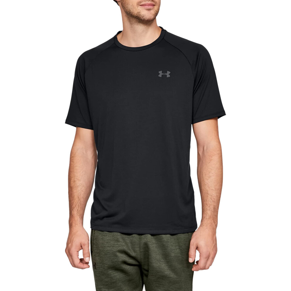 Under Armour Men's Ua Tech 2.0 Short Sleeve Xlt Black