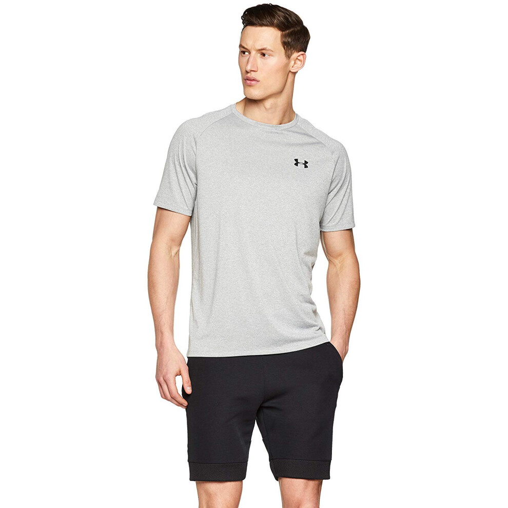 Under Armour Men's Ua Tech 2.0 Short Sleeve Xlt Gray