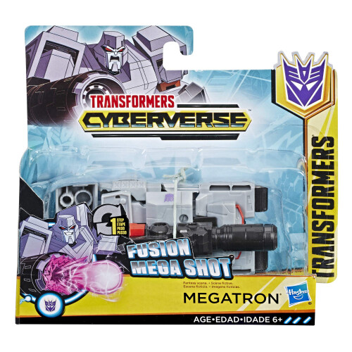 Transformers E3643 Cyberverse Action Attackers: 1-Step Changer Megatron-actiefiguur 1