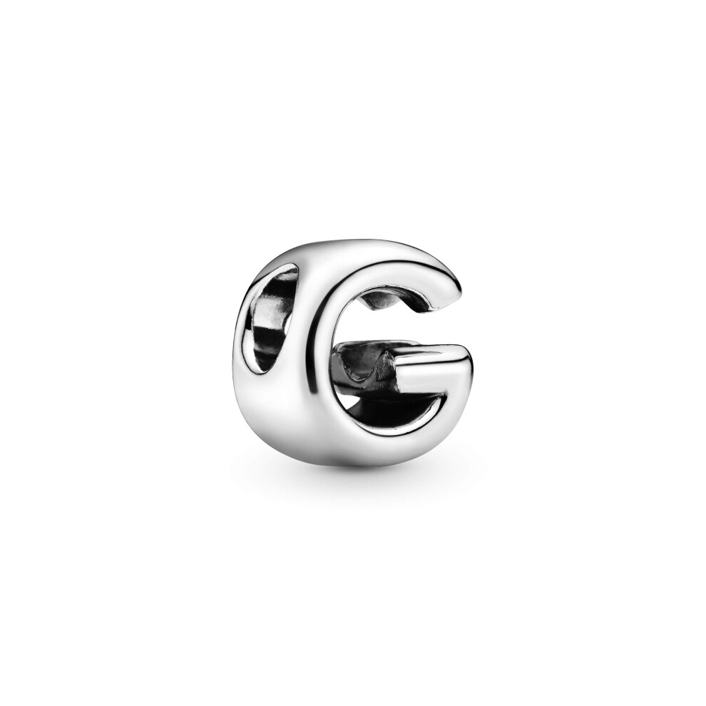 Charm en argent sterling avec la lettre G de PANDORA Jewelry