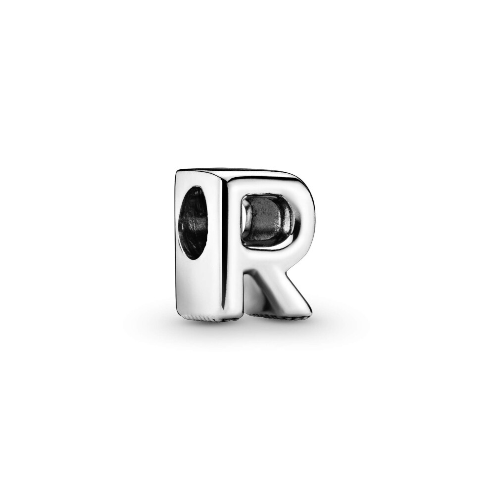 Pandora Letter R Alphabet Charm - Compatible Moments Bracelets - Jewelry for Women - Gift for Women in Your Life - Made with Sterling Silver