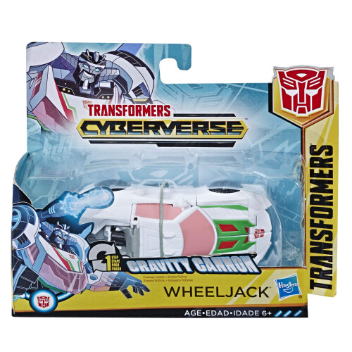 Transformers Transformers Cyberverse Action Attackers 1-Step Changer Wheeljack Figure - Gravity Cannon Action Attack 1