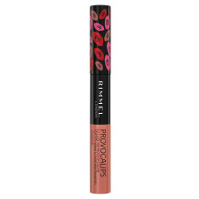 Rimmel London Provocalips 16-Stunden-Kussechter Lippenfarbstoff     Fl   ssiger Lippenstift in zwei Schritten zum Fixieren von Farbe und Glanz     710