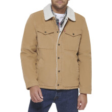Levi's Men's Corduroy Sherpa Trucker Jacket, tan, Medium