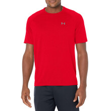 Under Armour Pánské UA Tech 2.0 Krátký Rukáv 3XLT Červená