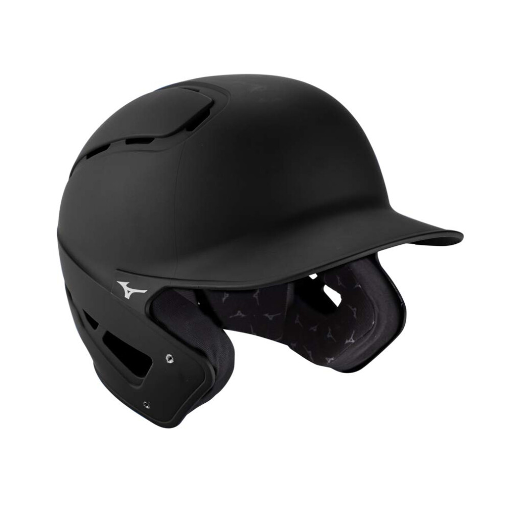 Mizuno B6 Adult Baseball Batting Helmet  Black  Large/X-Large