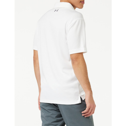 Under Armour Under Armour Ανδρικό Polo Golf Tech, Λευκό (100)/Γκρι, Μεγάλο Ψηλό 2