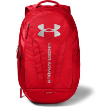Under Armour Sac à Dos Unisexe Hustle 5.0, Rouge (600)/Argent, Taille Unique
