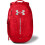 Under Armour Under Armour Unisex Hustle 5.0 Rucksack, Rot (600)/Silber, Einheitsgröße 1