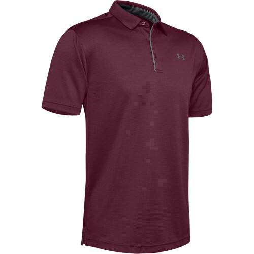 Under Armour Under Armour Ανδρικό Polo Golf Tech, Μπορντό (609)/Γκρι, Μεγάλο Ψηλό 2