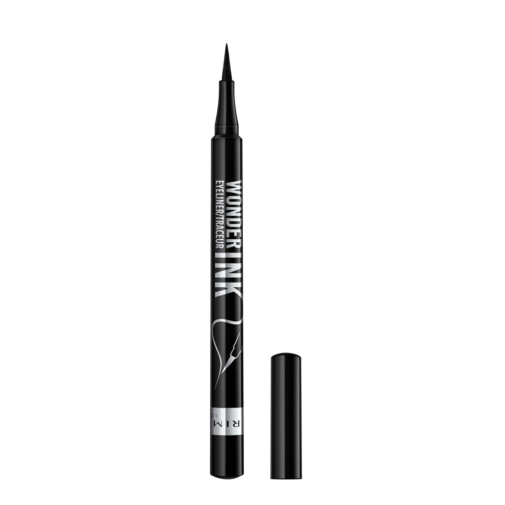 Rimmel London WonderInk Eyeliner  Matte Finish  Waterproof  Long-Wearing  001  Black  0.03oz