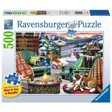 Ravensburger Aprs All Day Puzzles - 500 Teile | Großformat | Einzigartige Softclick-Technologie