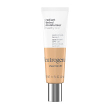 Neutrogena Healthy Skin Radiant get   nte Feuchtigkeitscreme f   rs Gesicht mit Breitband-Sonnenschutz LSF 30, Vitamine AC und E, leichte, transparen