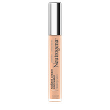 Neutrogena Healthy Skin Radiant Brightening Cream Concealer with Peptides & Vitamin E Antioxidant, Lightweight Perfecting Concealer, Brulee Light/Medi