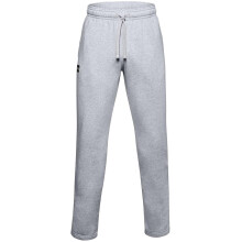 Under Armour Herr Rival Fleece Byxor, Mod Gray Light Heather (011)/Onyx White, 4X-Large Tall