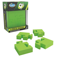 ThinkFun Pocket Brainteasers 4-Piece Jigsaw STEM Toy and Logic Game for Boys and Girls Age 8 and Up - A Tiny brainteaser Thats Lots of Fun!