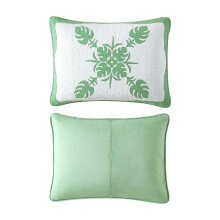 Tommy Bahama - King Sham Cotton Bedding with Envelope Closure Breathable Bedding Set (Molokai Green 21x37)