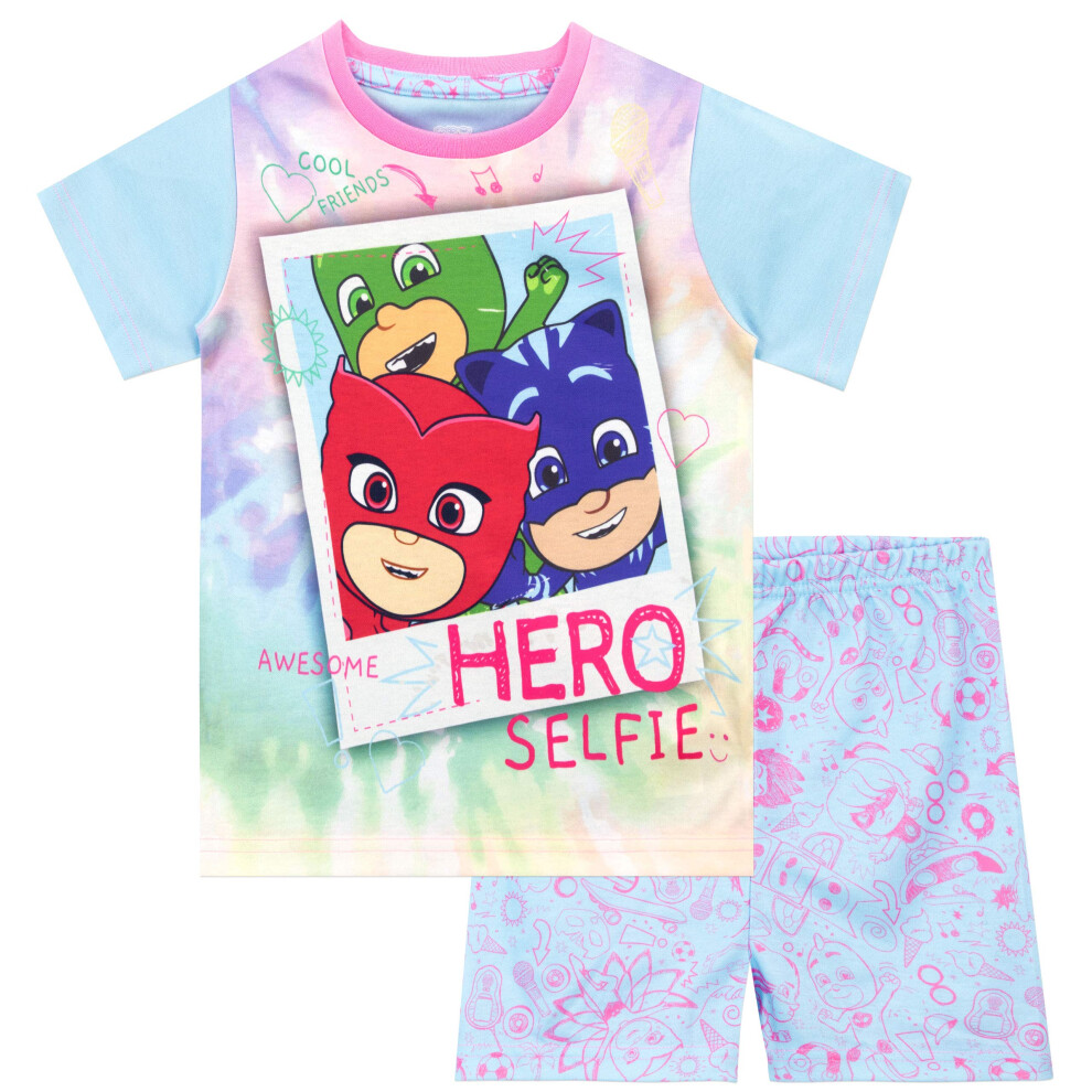 PJ Masks Girls Pajamas Multicloured Size 4 Multicoloured