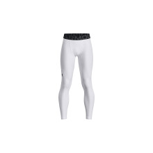 Under Armour Jongens HeatGear Armour Leggings, Wit (100)/Zwart, Groot