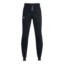 Pantalones Tapered Under Armour Boys Brawler 2.0, Negro (001)/Blanco, X-Small