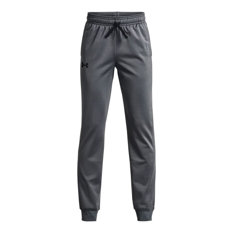 Under Armour Boys Brawler 2.0 Tapered Pants   Pitch Gray (012)/White   X-Large