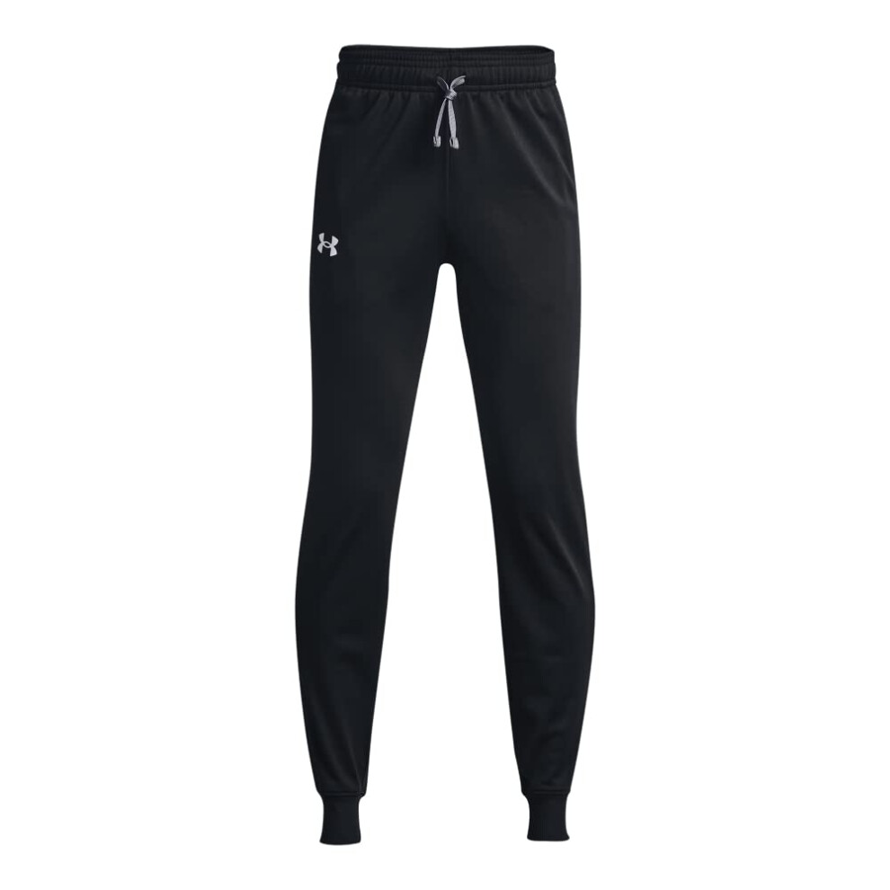 Under Armour Boys Brawler 2.0 Tapered Pants   Black (001)/White   X-Large