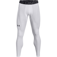 Leggings Under Armour HeatGear Uomo, Bianco (100)/Nero, X-Small