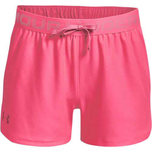Under Armour Under Armour Flicka Play Up Solid Shorts, Cerise/Pink Lemonade, Ungdom Large