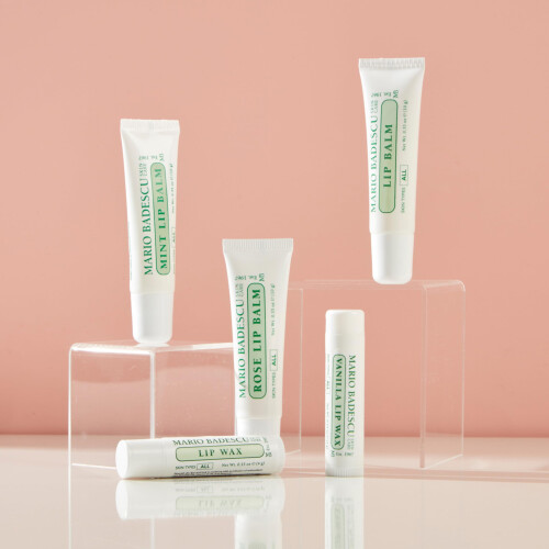 Mario Badescu Mario Badescu Balsamo Labbra per Labbra Secche e Screpolate, Trio con Menta, Rosa e Originale 2